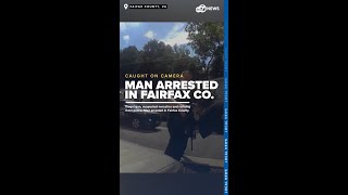 Illegal gun suspected narcotics and running from police Man arrested in Fairfax County [upl. by Aizan]