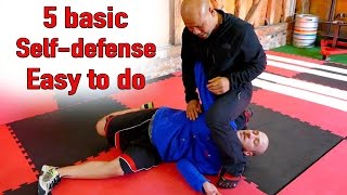 Top 5 Basic SelfDefense Moves ANYONE Can Do [upl. by Karyn]