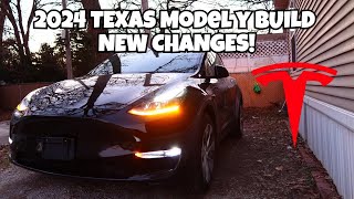 20232024 Tesla Model Y New DIFFERENCES amp CHANGES  Texas Build Now Gets Matrix Lights New HW4 [upl. by Emirej]