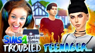 💁‍♀️TEENAGE PHOENIX😍 The Sims 4  BROKEN DREAM 32 🏚 [upl. by Eila725]