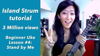 Stand By Me  Island Strum  Beginner Ukulele Lesson 4 NEW Turn on CC for chords and lyrics [upl. by Eppesiug771]