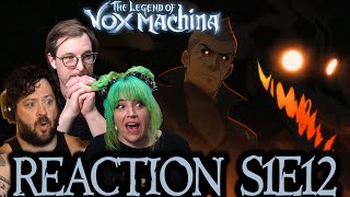 Percy is FLIPPING OUT  Legend of Vox Machina S1x12 REACTION [upl. by Yderf]