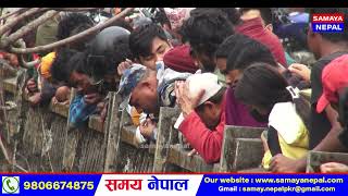 पोखरामा सेति नदिको खोचमा १६ वर्षीय युवा हाम फाले  CCTV मा लाईभ देखियो  seti nadi pokhara [upl. by Hanikahs]