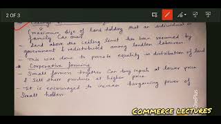 land reforms institutional reforms  partial implementation and basic objectives of land reforms [upl. by Melville]