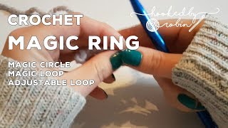 How to Crochet a Magic Ring  Magic Circle [upl. by Dulla]