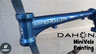 DAHON Bike Frame Restoration  Painting [upl. by Delphine]