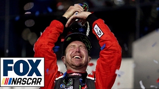 Kurt Busch Wins 2017 Daytona 500  NASCAR on FOX [upl. by Atnes]