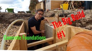 The Big Build Digging foundations shuttering bad ground and pouring concrete [upl. by Edie]