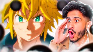 MELIODAS TRUE POWER  MELIODAS VS DEMON KING  Seven Deadly Sins Season 4 Episode 12 REACTION [upl. by Leffen]