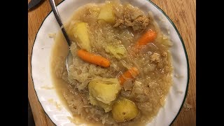 Omas Oktoberfest Sauerkraut Stew in the Instant Pot  oilfree vegan [upl. by Westney691]