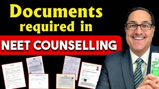 Documents Required in COLLEGE NEET Counselling 2024  MCC All India  State Counselling  MBBS  BDS [upl. by Fiorenze]