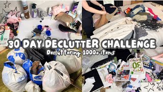 30 DAY DECLUTTER CHALLENGE 2023 ✨ DECLUTTERING 1000 ITEMS KONMARI DECLUTTER  MINIMALISM CHALLENGE [upl. by Reichert]