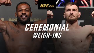 UFC 309 Ceremonial WeighIn [upl. by Eile889]