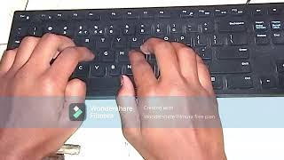 typing lesson 1 home row [upl. by Ham]