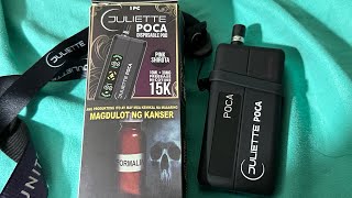 APOC 2 JULIETTE POCA 15k PUFFS REVIEW [upl. by Haidedej464]