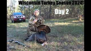 Wisconsin Turkey Hunting 2024  Late Season  Day 2  Gobblers In PINES [upl. by Delfeena]