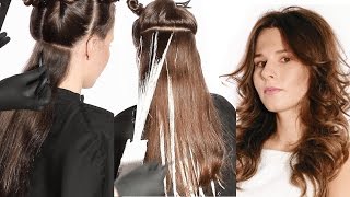 Coloration des cheveux ✄ Balayage Tutorial [upl. by Anivle]