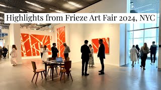 Highlights from Frieze Art Fair 2024 New York City  Contemporary Art [upl. by Aryc321]