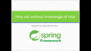 Spring Remoting Http Invoker [upl. by Enicar]