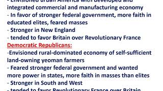 1 Video Overview Federalists vs Democratic Republicans [upl. by Imojean576]