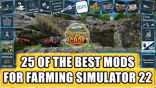 25 OF THE BEST MODS  Farming Simulator 22 🚜PC ONLY [upl. by Nabla518]