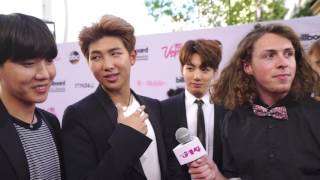 BTS interview at the 2017 Billboard Music Awards [upl. by Ula338]