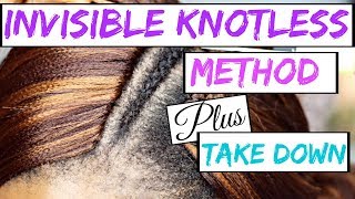 Crochet Braids ➟ KNOTLESSINVISIBLE Method 😱 You will NOT BELIEVE how easy it is [upl. by Kaylee]