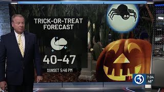 FORECAST Onandoff rain today trickortreat weather looks good [upl. by Tessie]