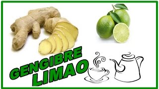 CHA DE GENGIBRE COM LIMAO AJUDA EMAGRECER εïз ALINE FORDE [upl. by Marko]