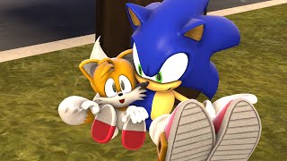 Tails Bonds With Sonic Sonic SFM [upl. by Ava]