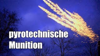 Pyrotechnische Munition für Schreckschusswaffen  kleine Demonstration [upl. by Phenice]