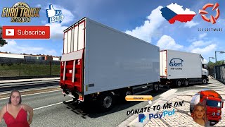 Euro Truck Simulator 2 144 Beta Tandem addon for RJL Scania rsampr4 by Kast v27  DLCs amp Mods [upl. by Lilybelle]