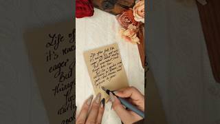 Letter to the Soul The Beauty of Patience lettering diy sealedwax fallcolors lettercraft [upl. by Galateah]