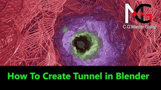 🔴how to create tunnel in blender [upl. by Oam]