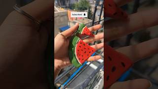 🍉 How to make Key ring at home🍉 shorts youtubeshorts clayart [upl. by Mchenry]