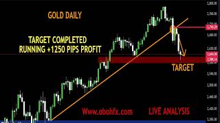 GOLD LIVE ANALYSIS SELL TARGETS HIT 990 PIPS RUNNING IN PROFIT DONT MISS NEXT MOVE [upl. by Remas]