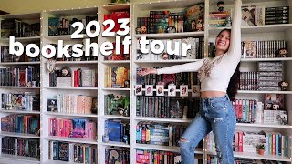 2023 BOOKSHELF TOUR 📚 500 books [upl. by Calendra]