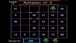 Number Munchers  Apple II 1986 [upl. by Midan]