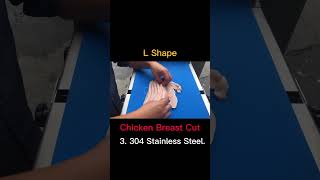 Meat Processing Machine  Machine  Meat  LShape Cut  Chicken Breast shorts [upl. by Chavez]