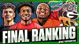 Top 10 High School Football Players in 2024 Class 🏆  Florida Georgia Auburn Ohio State Nebraska [upl. by Levine]