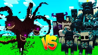 Witherstorm vs ALL Wardens in Minecraft [upl. by Yole]