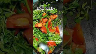 tomato🍅☘️ coriander chutneycooking shotscookinghealthy foodtrending shirtsYouTube shortsviral [upl. by Sim]