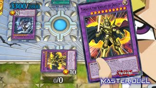 WHEN YOU SUMMON TIMAEUS THE KNIGHT OF DESTINY AGAINST THE KING OF GAMES YUGI IN YUGIOH MASTER DUEL [upl. by Heger]