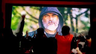 Thala Ajiths Mass Entry Nerkonda Paarvai FDFS Celebration at Kasi Theatre  DC [upl. by Ettelloc]