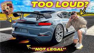 TOO LOUD Straight Piping The Porsche GT4 RS [upl. by Jake105]