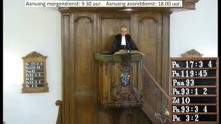 Hervormd Capelle – Avonddienst 13 oktober 2024 – Ds DA Burggraaf [upl. by Ettelra]