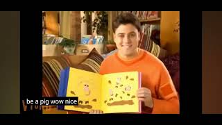 story time with Donovan Patton Joes button book story bedtime for kids in blues clues sneak peek [upl. by Uzial]