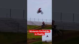 Supercross  Excitebike in reality excitebike supercross dirtbike sendit nintendo l3g nes [upl. by Nonnerb886]