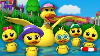 Lima bebek kecil  sajak anakanak  Nursery Songs  Five Little Ducks [upl. by Innavoj]