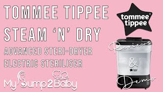 UNBOXING VIDEO Tommee Tippee Advanced SteriDryer Electric Steriliser Review amp Demo [upl. by Menashem559]